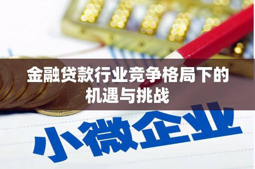 歙县金融贷款行业竞争格局下的机遇与挑战